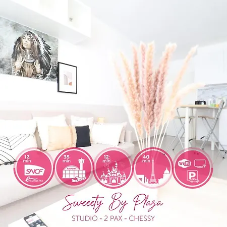 Apartamento Sweety By Plaza - Proche Disneyland